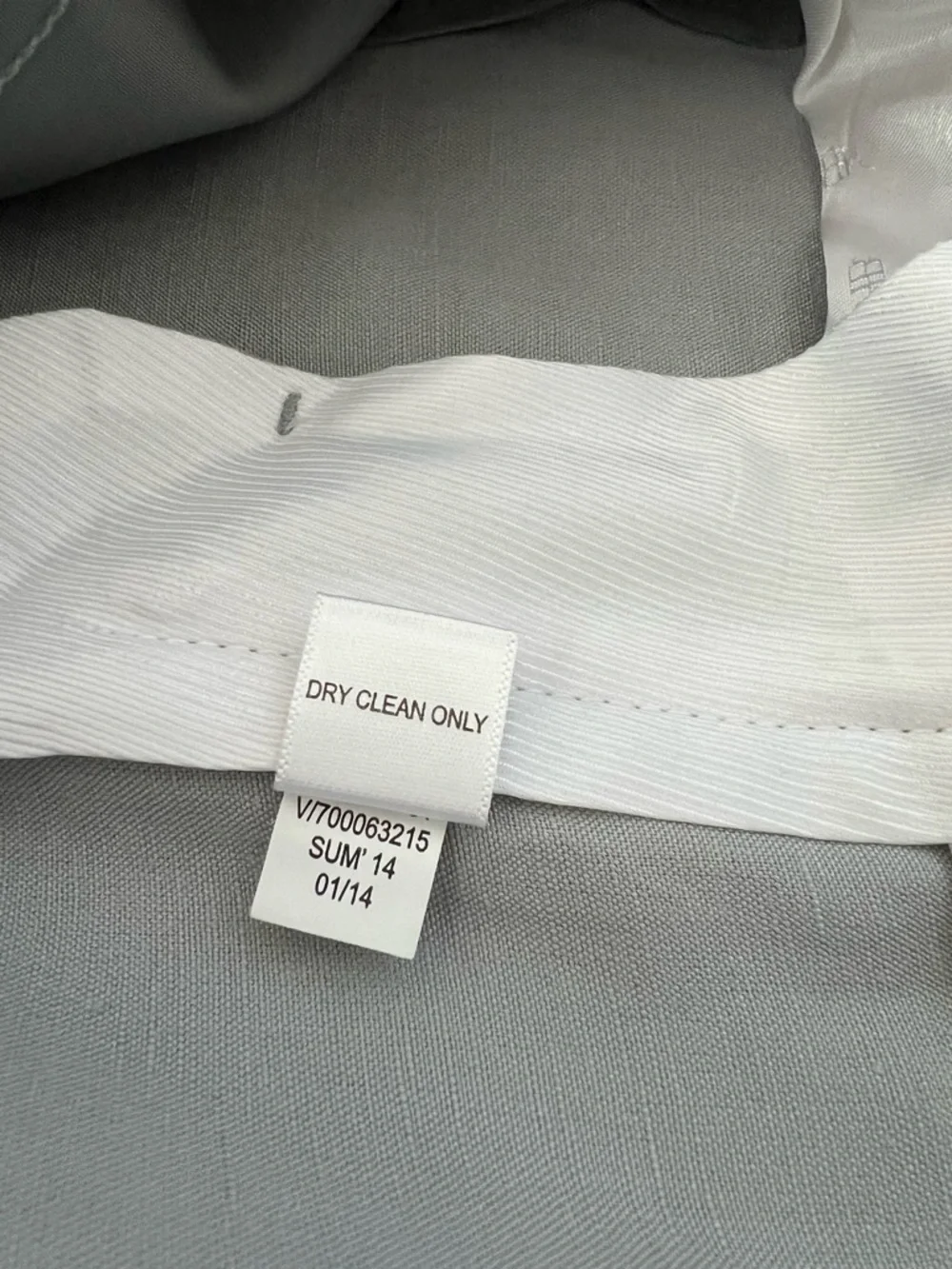 Banana Republic gray linen